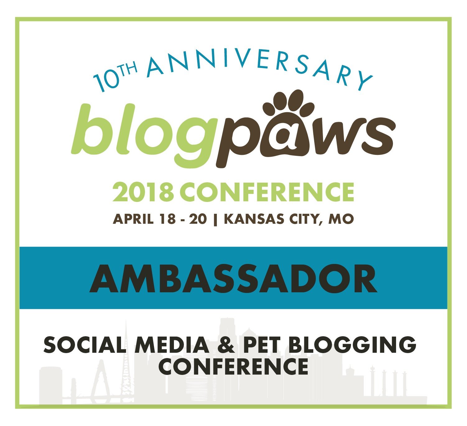 2018 BlogPaws Conference Ambassador